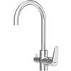 Купить 400730000 Merkur, смеситель для кухни с каналом для питьевой воды, хром (400730000) по цене 9590 руб., в Санкт-Петебруге в интернет магазине 100-Систем, а также дургие товары DAMIXA из раздела Смесители с подключением фильтра и Смесители для кухни