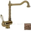 Купить Смеситель для кухни Cezares VINTAGE-LLPM2-02-ED, бронза (vintage-llpm2-02-ed) по цене 33840 руб., в Санкт-Петебруге в интернет магазине 100-Систем, а также дургие товары CEZARES из раздела Рычажные смесители и Смесители для кухни
