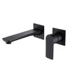 Купить Смеситель ABBER Weiss Insel AF8082B для раковины скрытого монтажа, черный матовый (af8082b) по цене 21000 руб., в Санкт-Петебруге в интернет магазине 100-Систем, а также дургие товары ABBER из раздела Встраиваемые настенные смесители для раковины и Смесители для раковины
