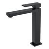 Купить Смеситель для умывальника высокий Qubic Matt Black (472-b) по цене 25349 руб., в Санкт-Петебруге в интернет магазине 100-Систем, а также дургие товары BOHEME из раздела Рычажные смесители и Смесители для раковины