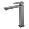 Купить Смеситель для умывальника высокий Qubic Matt Gun Metal (472-gm) по цене 26789 руб., в Санкт-Петебруге в интернет магазине 100-Систем, а также дургие товары BOHEME из раздела Рычажные смесители и Смесители для раковины