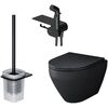 Купить CK70H1103B Spirit V2.0 набор подвесной унитаз с гиг.душем, черный (ck70h1103b) по цене 92290 руб., в Санкт-Петебруге в интернет магазине 100-Систем, а также дургие товары AM.PM из раздела Унитазы подвесные и Унитазы