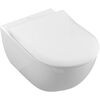 Купить Унитаз подвесной Villeroy&Boch Subway 2.0 5614R201 с сиденьем (Soft Close) (5614r201) по цене 81945 руб., в Санкт-Петебруге в интернет магазине 100-Систем, а также дургие товары VILLEROY & BOCH из раздела Унитазы подвесные и Унитазы