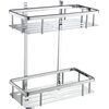 Купить Полка для ванной 2-х ярусная WONZON & WOGHAND, Хром (WW-4141) (ww-4141) по цене 18358 руб., в Санкт-Петебруге в интернет магазине 100-Систем, а также дургие товары WONZON & WOGHAND из раздела Полки для душа и Аксессуары для ванной комнаты