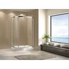 Купить Душевой уголок Cezares Eco RH-2 профиль Хром стекло прозрачное (eco-o-rh-2-120/90-c-cr) по цене 45600 руб., в Санкт-Петебруге в интернет магазине 100-Систем, а также дургие товары CEZARES из раздела Душевые ограждения и Душевые кабины и ограждения