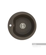 Купить Мойка для кухни из литого мрамора AQUATON Мида круглая кофе 1A712732MD280 (1a712732md280) по цене 6684.7 руб., в Санкт-Петебруге в интернет магазине 100-Систем, а также дургие товары AQUATON из раздела Накладные мойки и Кухонные мойки
