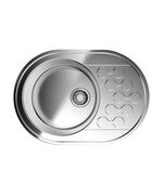 Купить Кухонная мойка Omoikiri Kasumigaura 65 4993727 IN Нержавеющая сталь (4993727) по цене 12988 руб., в Санкт-Петебруге в интернет магазине 100-Систем, а также дургие товары Omoikiri из раздела Накладные мойки и Кухонные мойки