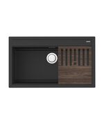 Купить Кухонная мойка Omoikiri Kitagawa 86-LB-GB (4993794) по цене 84888 руб., в Санкт-Петебруге в интернет магазине 100-Систем, а также дургие товары Omoikiri из раздела Накладные мойки и Кухонные мойки