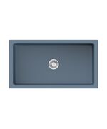 Купить Мойка Mikura 83-SB Natceramic/smoky blue (4997083) по цене 129188 руб., в Санкт-Петебруге в интернет магазине 100-Систем, а также дургие товары Omoikiri из раздела Фронтальные мойки и Кухонные мойки