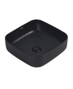 Купить Раковина накладная ABBER Rechteck AC2211MB черная матовая (ac2211mb) по цене 9350 руб., в Санкт-Петебруге в интернет магазине 100-Систем, а также дургие товары ABBER из раздела Накладные раковины и Раковины и пьедесталы