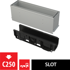 Купить ALCA PLAST Щелевой дренажный канал асимметричная ревизионная часть 160 мм из оцинкованной стали, арт. AVZ101S-R (avz101s-r122r) по цене 47448 руб., в Санкт-Петебруге в интернет магазине 100-Систем, а также дургие товары AlcaPlast из раздела Лотки и Душевые лотки и душевые трапы