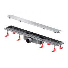 Купить W02SC-U11-070-04SB PrimeFlow Трап для душа линейный универс затвор Tile 70см цвет сталь мат (w02sc-u11-070-04sb) по цене 12290 руб., в Санкт-Петебруге в интернет магазине 100-Систем, а также дургие товары AM.PM из раздела Лотки и Душевые лотки и душевые трапы