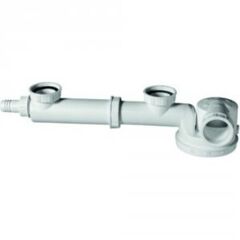 Купить Сифон для двойной мойки Wirquin "ESPACE" поворотный 30717977 белый (30717977) по цене 1738 руб., в Санкт-Петебруге в интернет магазине 100-Систем, а также дургие товары Wirquin из раздела Сифоны для моек и Сифоны