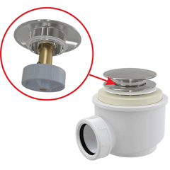 Купить Сифон для душевого поддона Alcadrain A465C-50 Хром (a465c-50) по цене 5827 руб., в Санкт-Петебруге в интернет магазине 100-Систем, а также дургие товары AlcaPlast из раздела Сифон и Сифоны для ванн, поддонов