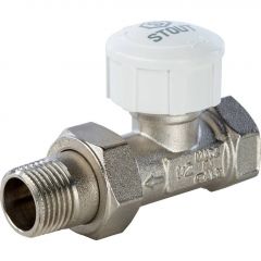 Купить STOUT  Клапан термостатический, прямой 1/2 (svt-0001-000015) по цене 1446 руб., в Санкт-Петебруге в интернет магазине 100-Систем, а также дургие товары STOUT из раздела Радиаторные клапаны и Радиаторная арматура