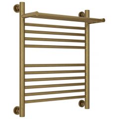 Купить Полотенцесушитель водяной Сунержа Богема с полкой+ 600х500 (05-0223-6050) по цене 70950 руб., в Санкт-Петебруге в интернет магазине 100-Систем, а также дургие товары Сунержа из раздела Водяные полотенцесушители и Полотенцесушители