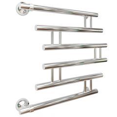 Купить Полотенцесушитель водяной INDIGO Фокстрот Zip 50x70, боковое подключение, 1" (К-6)  (fzw50-70) по цене 13475 руб., в Санкт-Петебруге в интернет магазине 100-Систем, а также дургие товары INDIGO из раздела Водяные полотенцесушители и Полотенцесушители