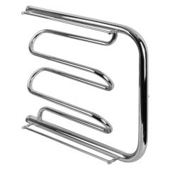 Купить Полотенцесушитель водяной INDIGO Фокстрот Liana 60x70 с полочкой, боковое подключение, 1" (К-6)  (flw60-70p) по цене 6135 руб., в Санкт-Петебруге в интернет магазине 100-Систем, а также дургие товары INDIGO из раздела Водяные полотенцесушители и Полотенцесушители