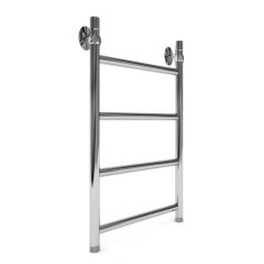 Купить Полотенцесушитель водяной INDIGO Line 50x40, нижнее подключение, 1" (К-1)  (llw50-40) по цене 9787 руб., в Санкт-Петебруге в интернет магазине 100-Систем, а также дургие товары INDIGO из раздела Водяные полотенцесушители и Полотенцесушители