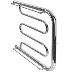 Купить Полотенцесушитель водяной INDIGO Фокстрот Standart с полочкой 60x40, боковое подключение, 1" (К-6)  (fsw60-40p) по цене 5634 руб., в Санкт-Петебруге в интернет магазине 100-Систем, а также дургие товары INDIGO из раздела Водяные полотенцесушители и Полотенцесушители