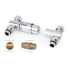 Купить Автоматический терморегулятор Сунержа прямой G 1/2" НР х G 3/4" НГ (набор) (05-1420-0000) по цене 34170 руб., в Санкт-Петебруге в интернет магазине 100-Систем, а также дургие товары Сунержа из раздела Комплектующие и Полотенцесушители