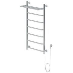 Купить Полотенцесушитель электрический Aquanet Fiona 100х50 Тэн справа, с полкой (282000) по цене 16600 руб., в Санкт-Петебруге в интернет магазине 100-Систем, а также дургие товары AQUANET из раздела Электрические полотенцесушители и Полотенцесушители