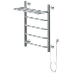 Купить Полотенцесушитель электрический Aquanet Fiona 60х50 Тэн справа, с полкой (281998) по цене 13620 руб., в Санкт-Петебруге в интернет магазине 100-Систем, а также дургие товары AQUANET из раздела Электрические полотенцесушители и Полотенцесушители