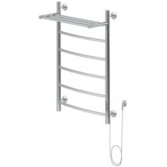 Купить Полотенцесушитель электрический Aquanet Romeo 80х50 Тэн справа, с полкой (281991) по цене 14850 руб., в Санкт-Петебруге в интернет магазине 100-Систем, а также дургие товары AQUANET из раздела Электрические полотенцесушители и Полотенцесушители