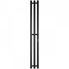 Купить SHQ-R2R0-012012 STOUT полотенцесушитель электрический ROCK round 120*12 Черный матовый 3 опоры (shq-r2r0-012012) по цене 13200 руб., в Санкт-Петебруге в интернет магазине 100-Систем, а также дургие товары STOUT из раздела Электрические полотенцесушители и Полотенцесушители