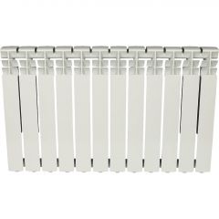 Купить ROMMER Optima 500 12 секций радиатор алюминиевый (RAL9016) (ral-0210-050012) по цене 7620 руб., в Санкт-Петебруге в интернет магазине 100-Систем, а также дургие товары ROMMER из раздела Алюминиевые радиаторы и Радиаторы