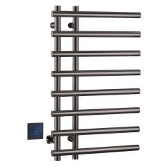 Купить Полотенцесушитель электрический круглый сухой GUN METAL (722-gm) по цене 66234 руб., в Санкт-Петебруге в интернет магазине 100-Систем, а также дургие товары BOHEME из раздела Электрические полотенцесушители и Полотенцесушители