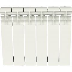 Купить ROMMER Profi BM 350 (BI350-80-80-130) 6 секций радиатор биметаллический (RAL9016) (rbm-1210-035006) по цене 4410 руб., в Санкт-Петебруге в интернет магазине 100-Систем, а также дургие товары ROMMER из раздела Биметаллические радиаторы и Радиаторы