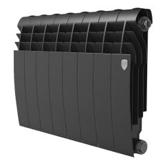 Купить Радиатор биметаллический Royal Thermo BILINER B 350 Чёрный - 8 секц. (rtbb335008) по цене 9520 руб., в Санкт-Петебруге в интернет магазине 100-Систем, а также дургие товары ROYAL THERMO из раздела Биметаллические радиаторы и Радиаторы