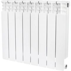 Купить SRB-0310-050008 STOUT Space 500 8 секций радиатор биметаллический боковое подключение RAL9016 (srb-0310-050008) по цене 8400 руб., в Санкт-Петебруге в интернет магазине 100-Систем, а также дургие товары STOUT из раздела Биметаллические радиаторы и Радиаторы