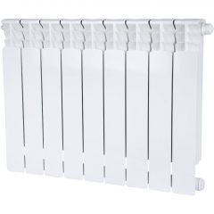 Купить SRB-0320-050009 STOUT Space 500 9 секций радиатор биметаллический нижнее правое подключение RAL9016 (srb-0320-050009) по цене 11580 руб., в Санкт-Петебруге в интернет магазине 100-Систем, а также дургие товары STOUT из раздела Биметаллические радиаторы и Радиаторы