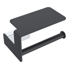 Купить BOHEME Q держатель туал.бумаги с полкой Сhrome & Black 10941-CR-B (10941-cr-b) по цене 7821 руб., в Санкт-Петебруге в интернет магазине 100-Систем, а также дургие товары BOHEME из раздела Держатели туалетной бумаги и Держатели туалетной бумаги и освежителей воздуха