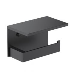 Купить Бумагодержатель с полкой для телефона Timo Petruma 15243/03 черный (15243/03) по цене 13562 руб., в Санкт-Петебруге в интернет магазине 100-Систем, а также дургие товары TIMO из раздела Держатели туалетной бумаги и Держатели туалетной бумаги и освежителей воздуха