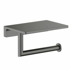 Купить Бумагодержатель с полкой для телефона Timo Saona 13043/18 черное золото (13043/18) по цене 12005 руб., в Санкт-Петебруге в интернет магазине 100-Систем, а также дургие товары TIMO из раздела Держатели туалетной бумаги и Держатели туалетной бумаги и освежителей воздуха