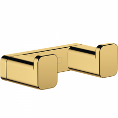 Купить HG AddStoris двойной крючок 41755, цвет - 990 (41755990) по цене 4713 руб., в Санкт-Петебруге в интернет магазине 100-Систем, а также дургие товары HANSGROHE из раздела Крючки (вешалки) и Аксессуары для ванной комнаты