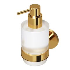 Купить A85A36999 X-Joy, Стеклянный диспенсер для жидкого мыла с настенным держателем, золото (a85a36999) по цене 4290 руб., в Санкт-Петебруге в интернет магазине 100-Систем, а также дургие товары AM.PM из раздела Дозаторы жидкого мыла и Мыльницы и дозаторы жидкого мыла