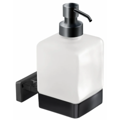 Купить Дозатор для мыла INDA LEA  A18120NE21, настен., цвет держ. черный мат., дозатор мат. стекло, , шт (a18120ne21) по цене 6723 руб., в Санкт-Петебруге в интернет магазине 100-Систем, а также дургие товары  из раздела Дозаторы жидкого мыла и Мыльницы и дозаторы жидкого мыла