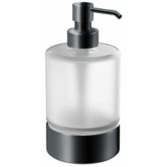 Купить Дозатор для мыла INDA MITO A20060NE21, настольный, цвет держателя черн. матовый, дозатор мат.стекло, , шт (a20060ne21) по цене 7715 руб., в Санкт-Петебруге в интернет магазине 100-Систем, а также дургие товары  из раздела Дозаторы жидкого мыла и Мыльницы и дозаторы жидкого мыла