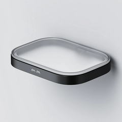 Купить A8F34222 Func Стеклянная мыльница с настенным держателем, черный (a8f34222) по цене 4490 руб., в Санкт-Петебруге в интернет магазине 100-Систем, а также дургие товары AM.PM из раздела Мыльницы и Мыльницы и дозаторы жидкого мыла