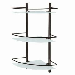 Купить K-3633 Полка стеклянная тройная  (k-3633) по цене 7032 руб., в Санкт-Петебруге в интернет магазине 100-Систем, а также дургие товары WasserKRAFT из раздела Полки для душа и Аксессуары для ванной комнаты