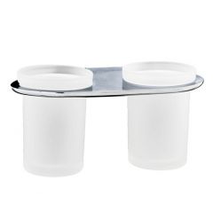 Купить Стакан для зубных щеток WasserKRAFT Kammel K-8328D двойной Хром (k-8328d) по цене 2808 руб., в Санкт-Петебруге в интернет магазине 100-Систем, а также дургие товары WasserKRAFT из раздела Стаканы и подстаканники и Аксессуары для ванной комнаты