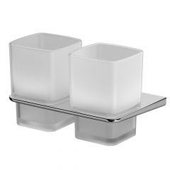 Купить Стакан стеклянный Am.Pm Inspire 2.0 A50A343400 двойной, с настенным держателем, хром (a50a343400) по цене 7990 руб., в Санкт-Петебруге в интернет магазине 100-Систем, а также дургие товары AM.PM из раздела Стаканы и подстаканники и Аксессуары для ванной комнаты