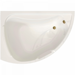 Купить Ванна акриловая "АЛЬБЕНА", 1680х1200 (левое исполнение), рама-подставка, подголовник, фронтальная панель, слив-перелив полуавтомат (бронза, с сифоном) (1-01-4-1-1-015к) по цене 83474 руб., в Санкт-Петебруге в интернет магазине 100-Систем, а также дургие товары RADOMIR из раздела Акриловые ванны и Ванны