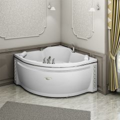 Купить Ванна акриловая "СОРРЕНТО 130х130", рама-подставка, подголовник - 2 шт. (1-01-0-0-1-039) по цене 59238 руб., в Санкт-Петебруге в интернет магазине 100-Систем, а также дургие товары RADOMIR из раздела Акриловые ванны и Ванны