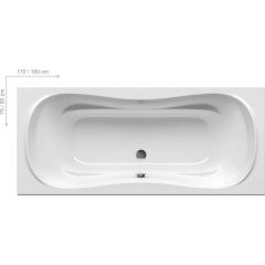 Купить Ванна акриловая Ravak Campanula II 180х80 (cb21000000) по цене 59620 руб., в Санкт-Петебруге в интернет магазине 100-Систем, а также дургие товары RAVAK из раздела Акриловые ванны и Ванны