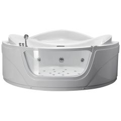 Купить Ванна акриловая Gemy G9247 K 165х165х82 см, с г/м, а/м, хромотерапия, белая (g9247 k) по цене 350000 руб., в Санкт-Петебруге в интернет магазине 100-Систем, а также дургие товары  из раздела Гидромассажные ванны и Ванны